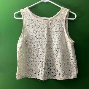 lacy tank top
